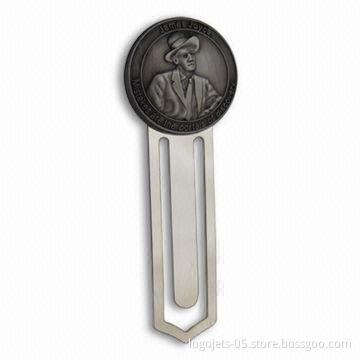 Photo Etched Brass Bookmark with Soft Enamel Colors Filled